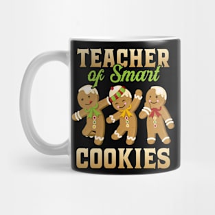 Christmas Teacher Of Smart Cookies Funny Teachers Gifts Mug